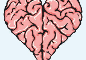 Pop Art Herz Gehirn